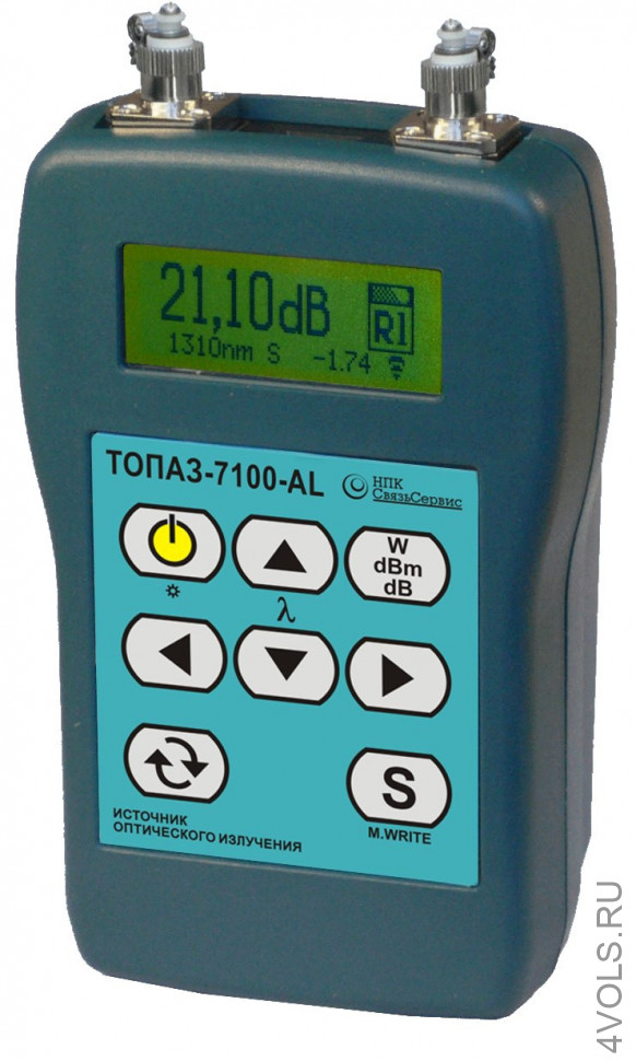 ТОПАЗ 7105 AL оптический тестер с ORL 1310
