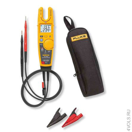 Fluke T6 1000 тестер электрооборудования c зажимами типа крокодил AC285 SureGrip™ и мягким футляром C150 купить в Москве