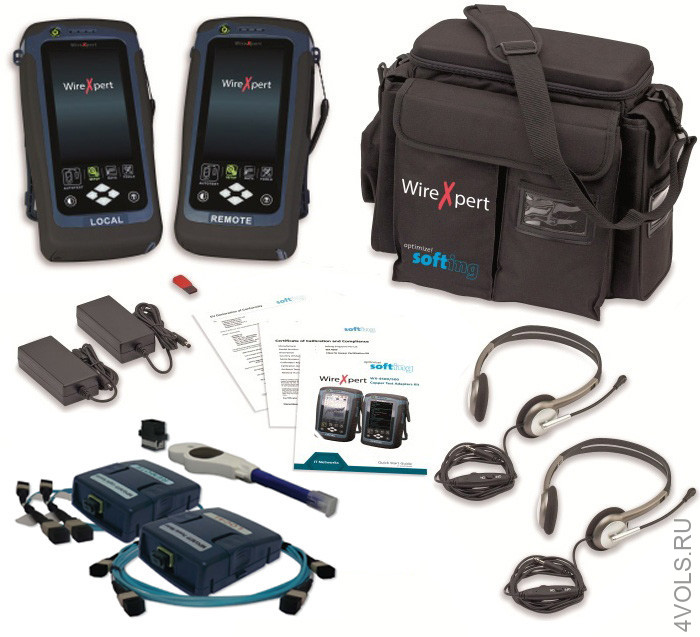 Softing WireXpert 500 MPO тестер для сертификации оптических линий с коннекторами MPO/MTP MM
