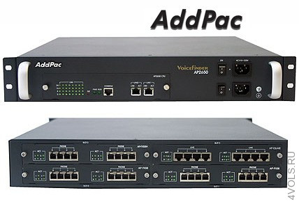 AddPac AP2650 аналоговый VoIP шлюз SIP / H.323