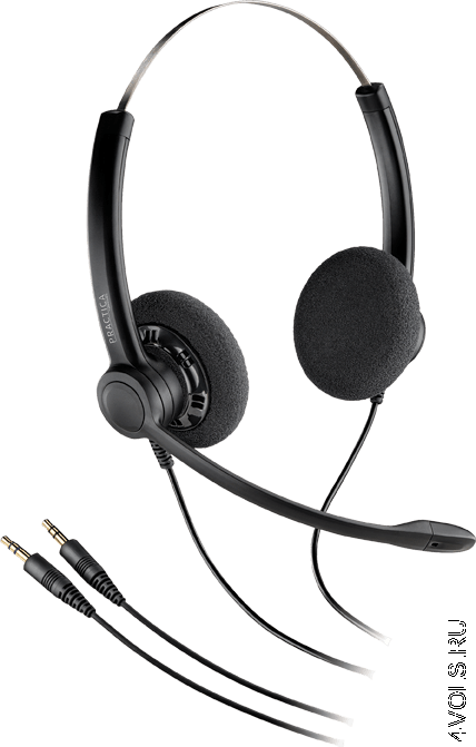 Plantronics Practica SP12 PC гарнитура телефонная с 2 разъемами jack 3.5mm купить в Москве