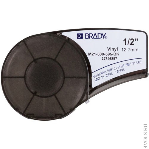 Brady M21 500 595 BK лента виниловая