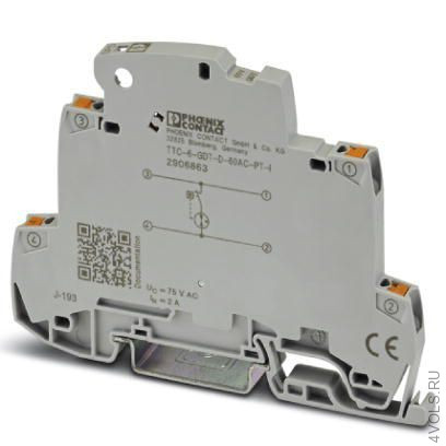 PHOENIX CONTACT TTC 6 GDT D 60AC PT I — Устройство защиты от перенапряжений купить в Москве