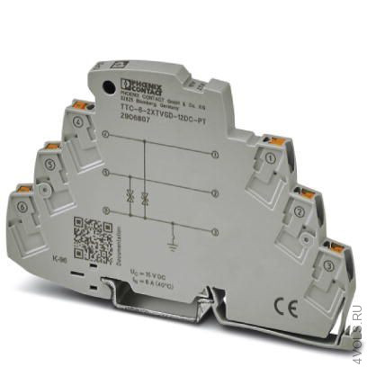 PHOENIX CONTACT TTC 6 2XTVSD 12DC PT — Устройство защиты от перенапряжений купить в Москве