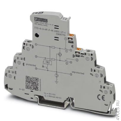 PHOENIX CONTACT TTC 6 3 HF F M 24DC UT I — Устройство защиты от перенапряжений купить в Москве