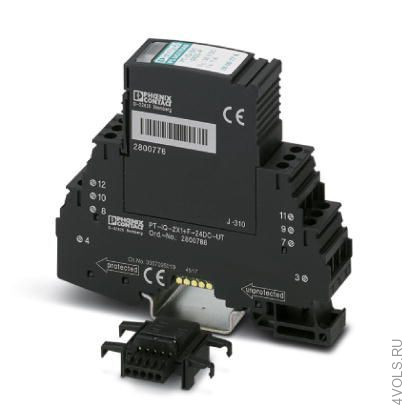 PHOENIX CONTACT PT IQ 2X1+F 24DC UT — Устройство защиты от перенапряжений купить в Москве