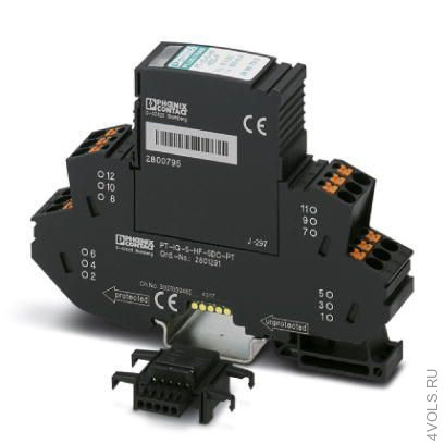 PHOENIX CONTACT PT IQ 5 HF 5DC PT — Устройство защиты от перенапряжений купить в Москве