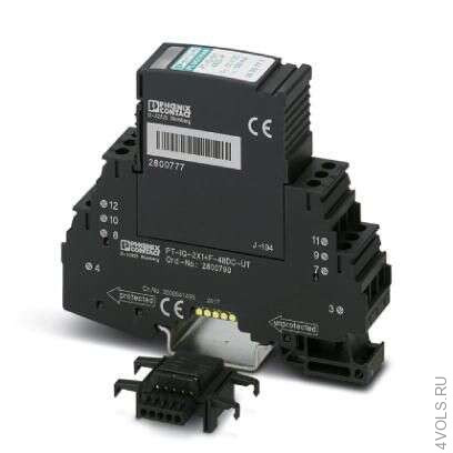 PHOENIX CONTACT PT IQ 2X1+F 48DC UT — Устройство защиты от перенапряжений купить в Москве