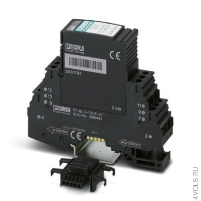 PHOENIX CONTACT PT IQ 3 PB+F UT — Устройство защиты от перенапряжений купить в Москве
