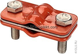 GALMAR GL 11563A — зажим контрольный для соединения токоотводов проволока + проволока крашенная оцинкованная сталь купить в Москве