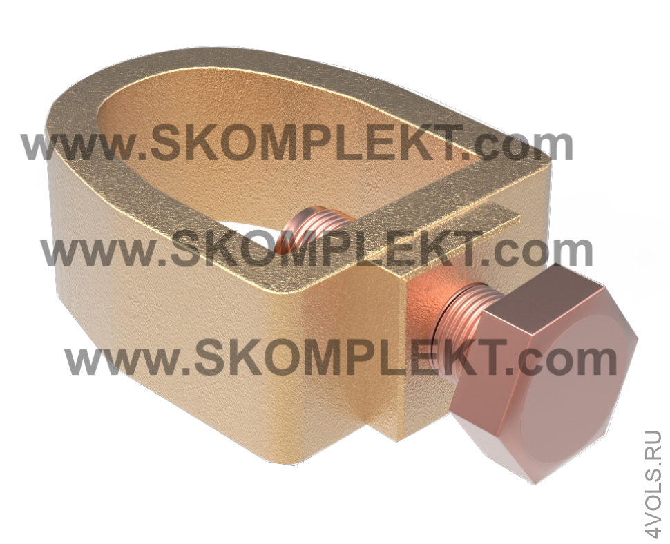 GALMAR GL 10310 — Зажим одноболтовый для подключения полосы D14