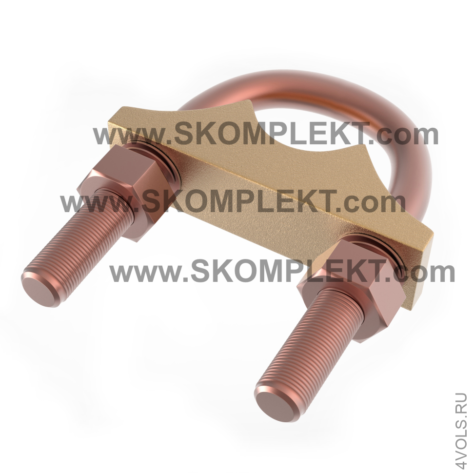GALMAR GL 10382 — Зажим дугообразный для подключения полосы D17