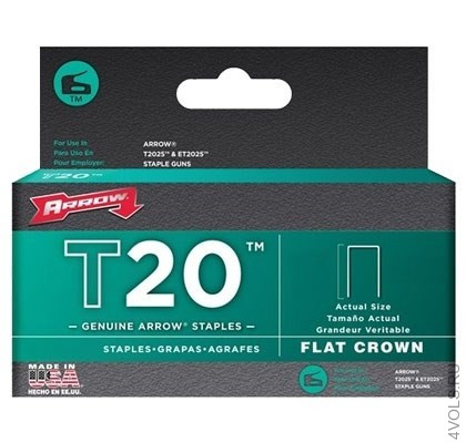 Arrow ARR205 скобы для степлеров T20 и T2025