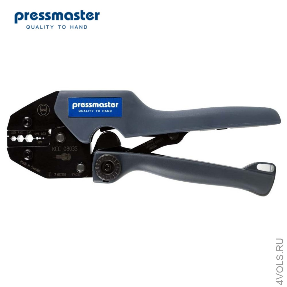 Pressmaster KCC 0803S кримпер для обжима коаксиальных коннекторов BNC