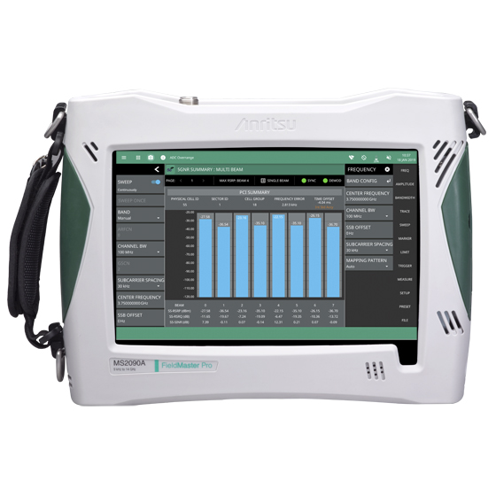 Анализаторы спектра серии Anritsu Field Master Pro MS2090A — приборы в компактном портативном исполнении c непрерывным частотным перекрытием от 9 кГц до 54 ГГц купить в Москве