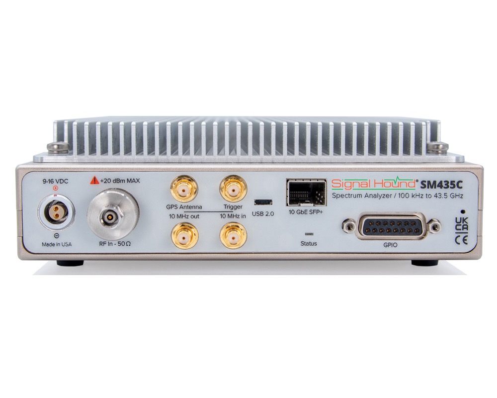 Анализатор спектра с подключением 10GbE Signal Hound SM435C с диапазоном от 100 кГц до 43